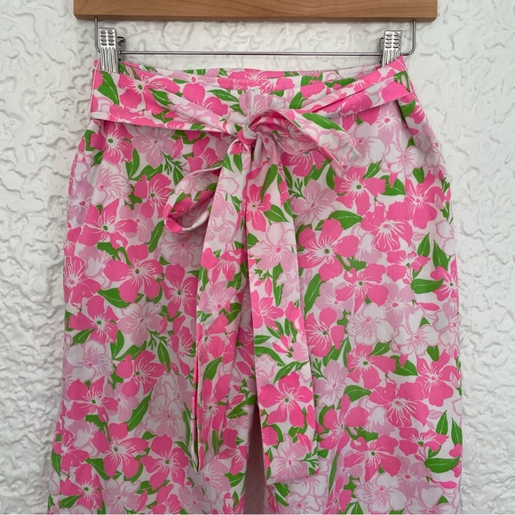 Lilly Pulitzer Vintage Floral Pants with Belt Size 10 – 1960s/1970s - Picture 3 of 11
